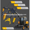 Cheap  mini excavator pelle 800kg 1000kg 900kg for farm household garden home use